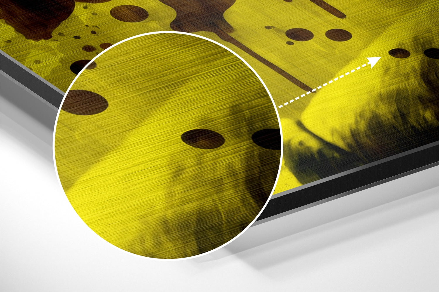 Joker Brushed Aluminum Dibond Wall Art