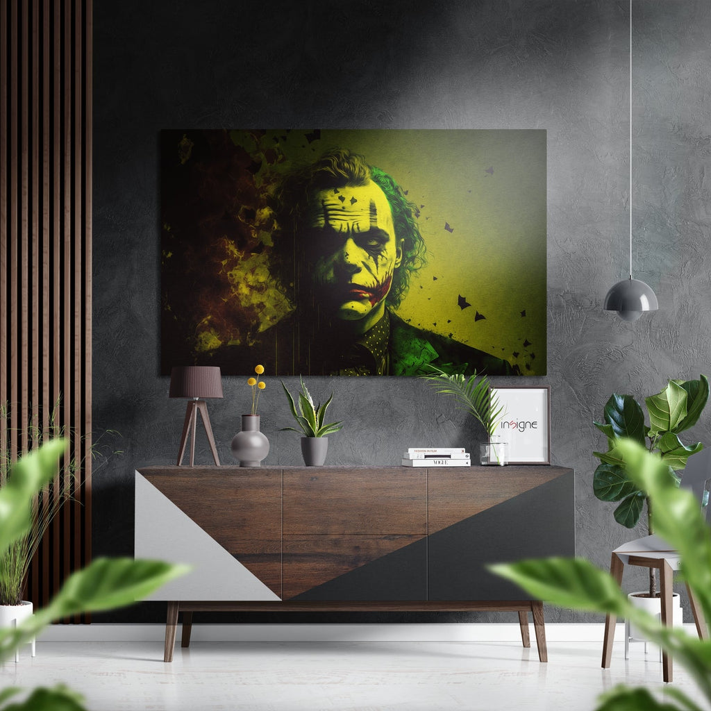 Joker Brushed Aluminum Dibond Wall Art