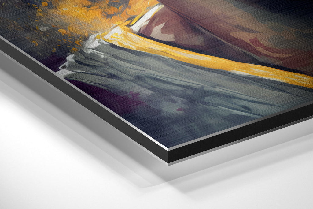 Kobe Bryant Brushed Aluminum Dibond Wall Art