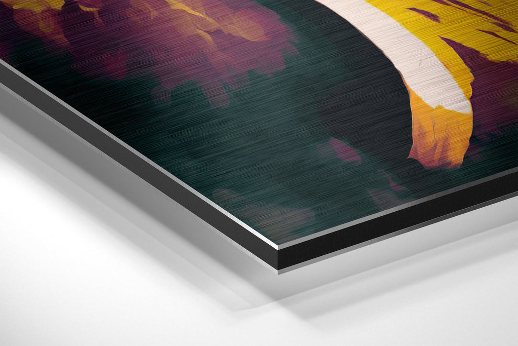 Kobe Bryant Brushed Aluminum Dibond Wall Art
