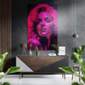 Marilyn Monroe Brushed Aluminum Dibond Wall Art