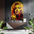 Marilyn Monroe Brushed Aluminum Dibond Wall Art