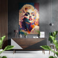 Marilyn Monroe Brushed Aluminum Dibond Wall Art