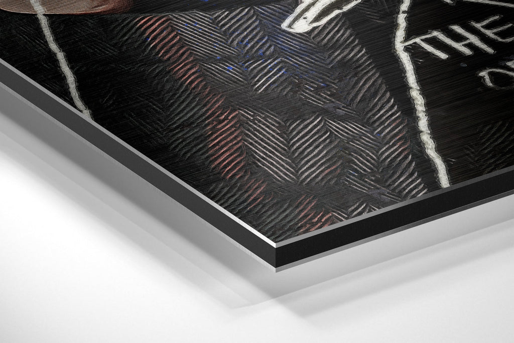 Basquiat Brushed Aluminum Dibond Wall Art