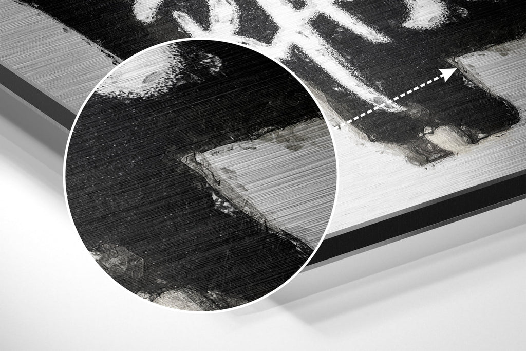 Basquiat Brushed Aluminum Dibond Wall Art