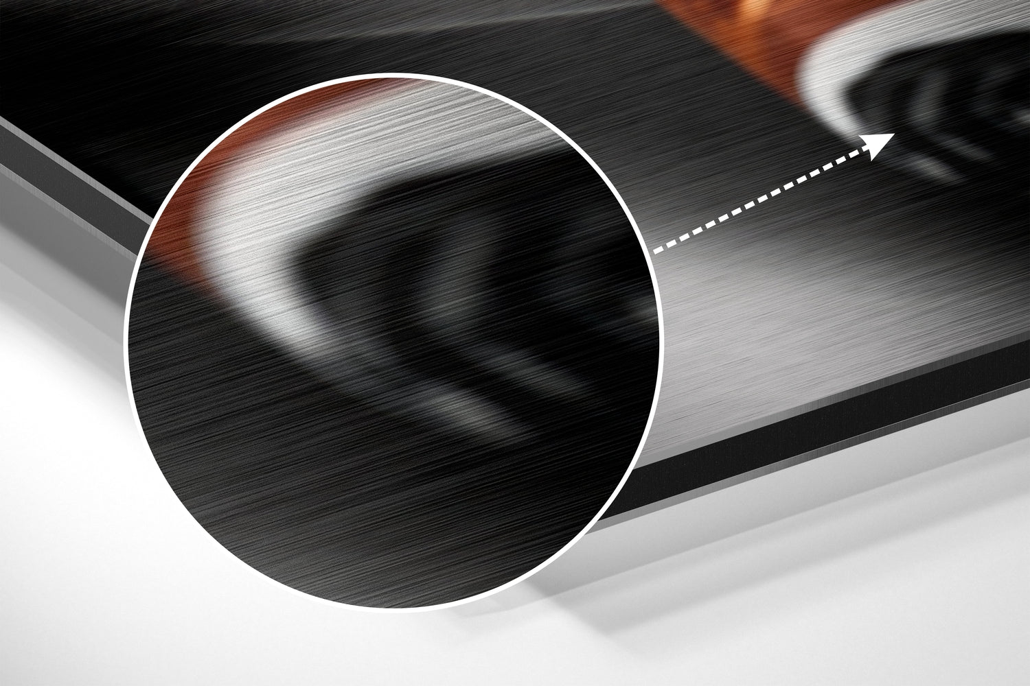 Cuban Brushed Aluminum Dibond Wall Art