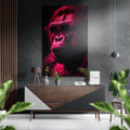 Wise Monkey Brushed Aluminum Dibond Wall Art