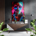 Woman Brushed Aluminum Dibond Wall Art