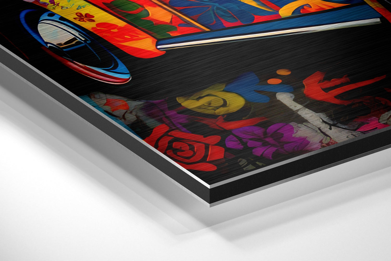 VW Brushed Aluminum Dibond Wall Art