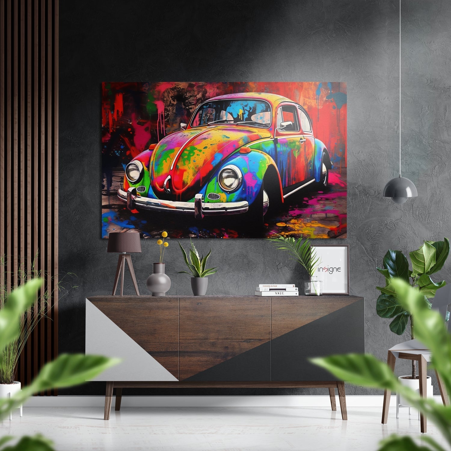 Vw  Brushed Aluminum Dibond Wall Art
