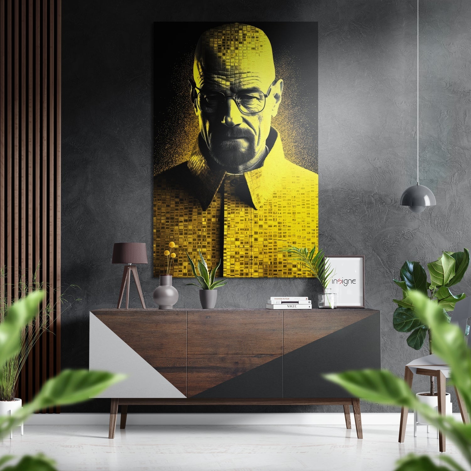 Heisenberg Brushed Aluminum Dibond Wall Art