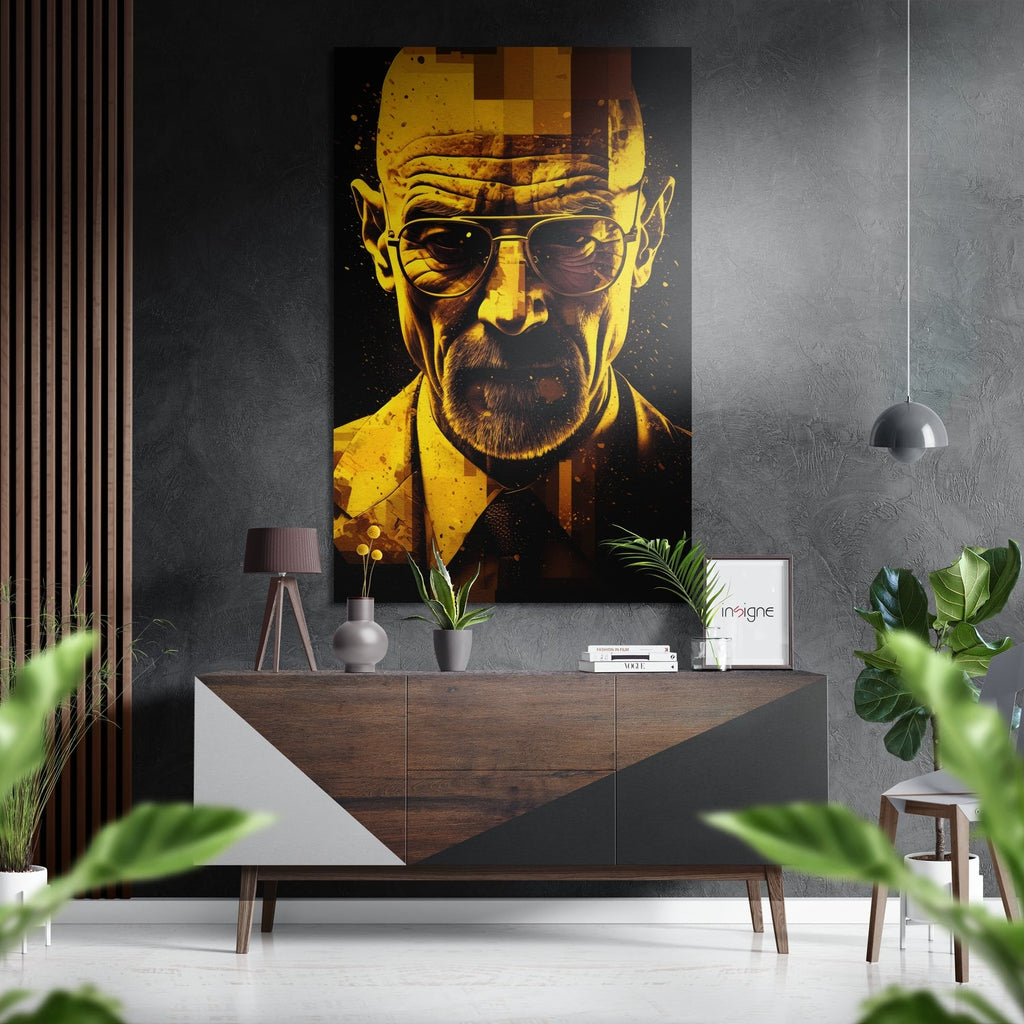 Heisenberg Brushed Aluminum Dibond Wall Art