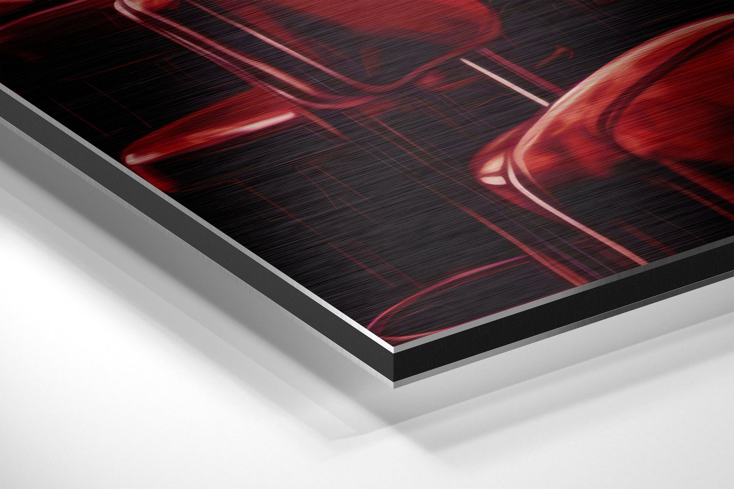 Woman in a Bar Brushed Aluminum Dibond Wall Art