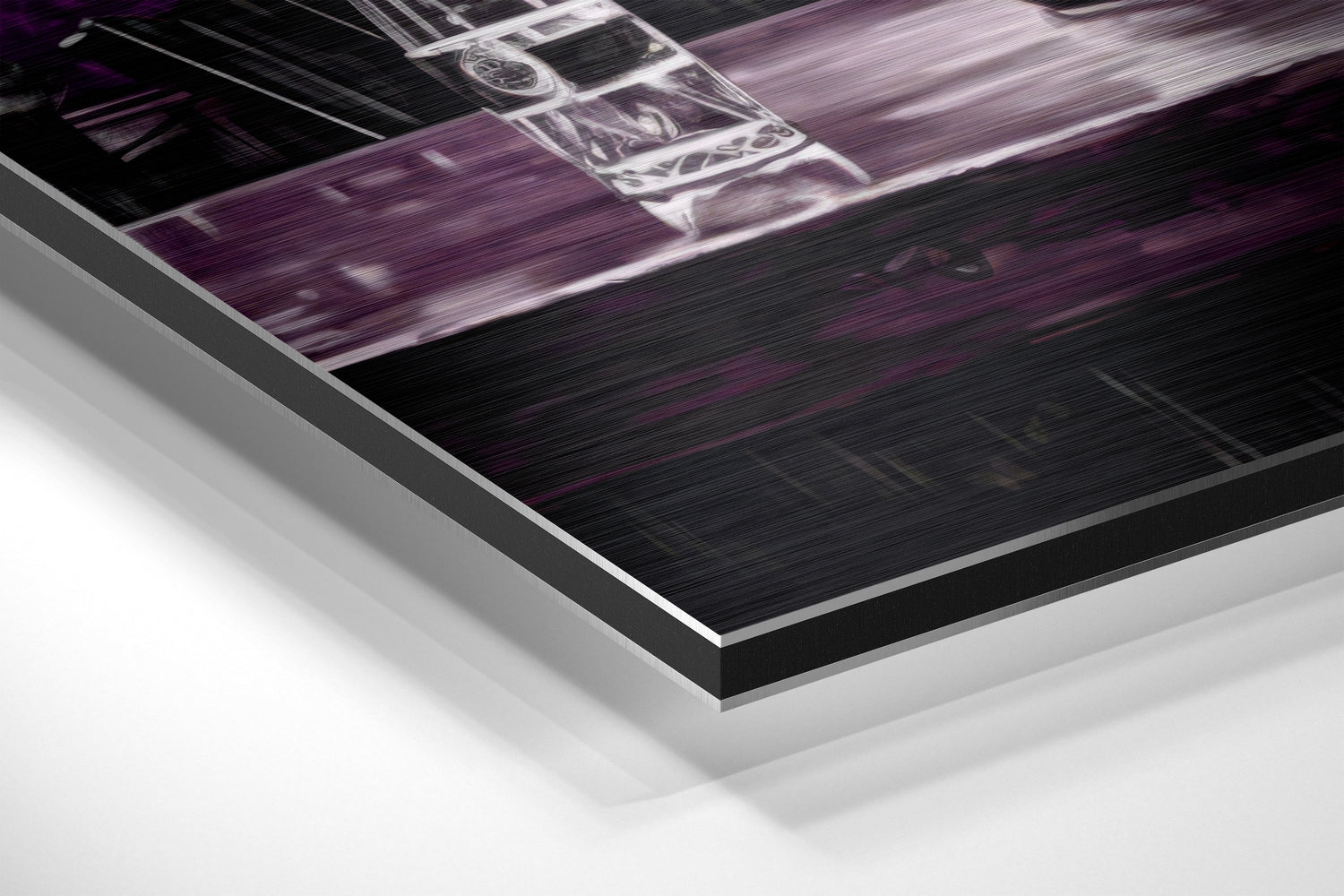 Woman in a Bar Brushed Aluminum Dibond Wall Art