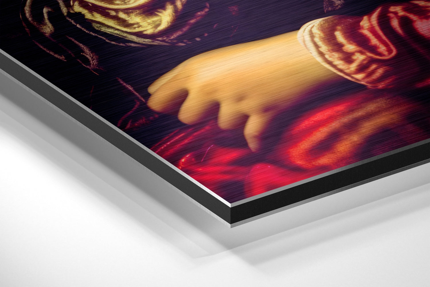 Mona Lisa Brushed Aluminum Dibond Wall Art