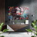 Woman Brushed Aluminum Dibond Wall Art