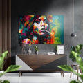 Woman Brushed Aluminum Dibond Wall Art