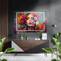 Woman Brushed Aluminum Dibond Wall Art