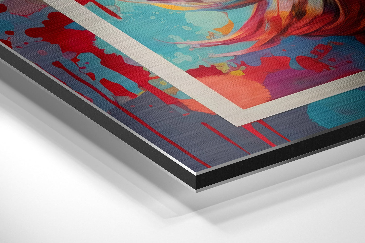 Woman Brushed Aluminum Dibond Wall Art