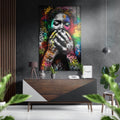 Ssshh Brushed Aluminum Dibond Wall Art