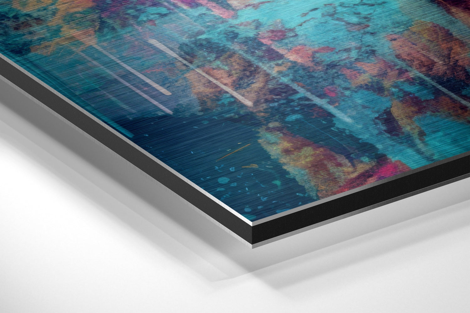 Cool Lion Brushed Aluminum Dibond Wall Art