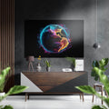 Earth Brushed Aluminum Dibond Wall Art