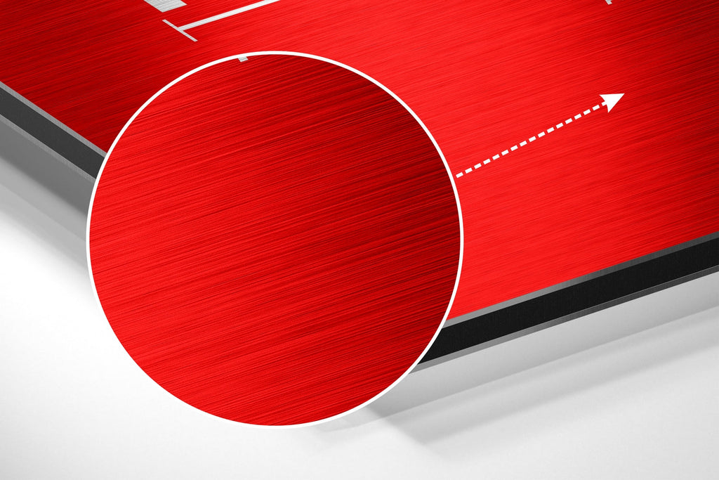 Hahaha Brushed Aluminum Dibond Wall Art
