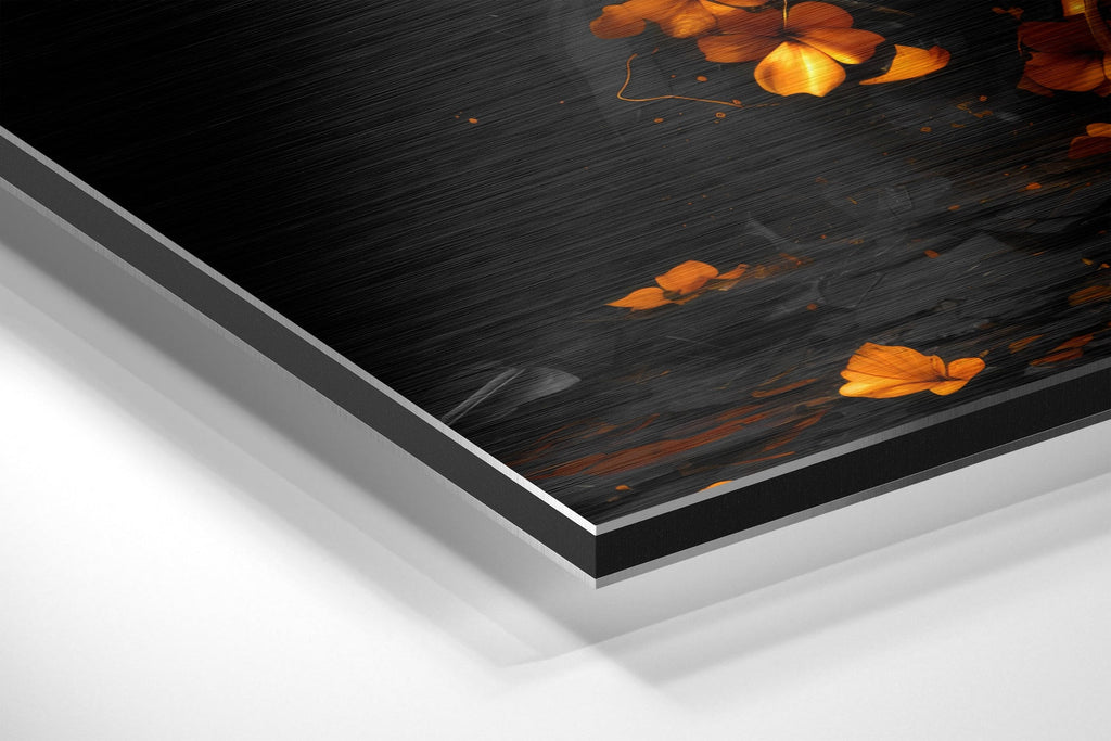 Butterfly Brushed Aluminum Dibond Wall Art