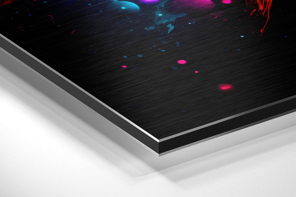 Colors of Space Brushed Aluminum Dibond Wall Art