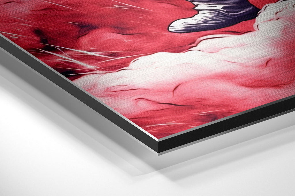 Astronaut Brushed Aluminum Dibond Wall Art