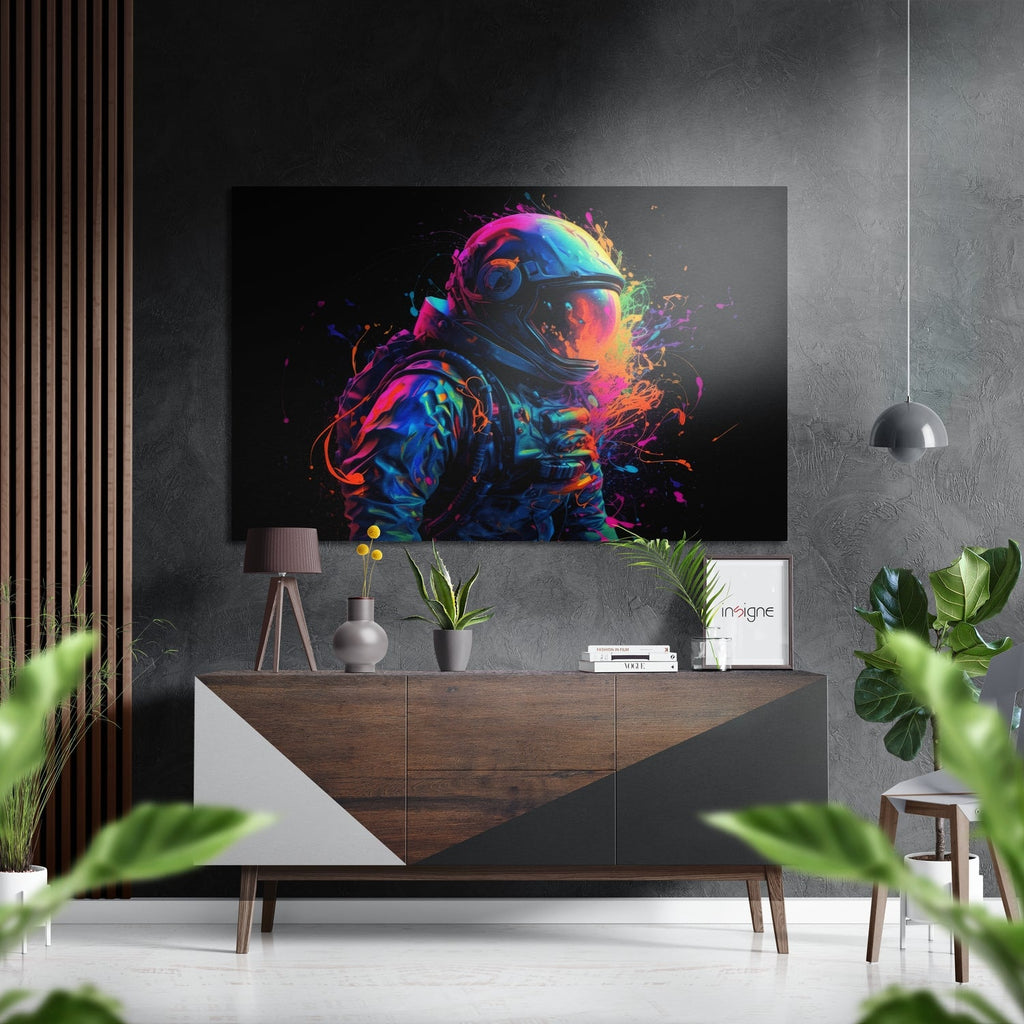 Astronaut  Brushed Aluminum Dibond Wall Art