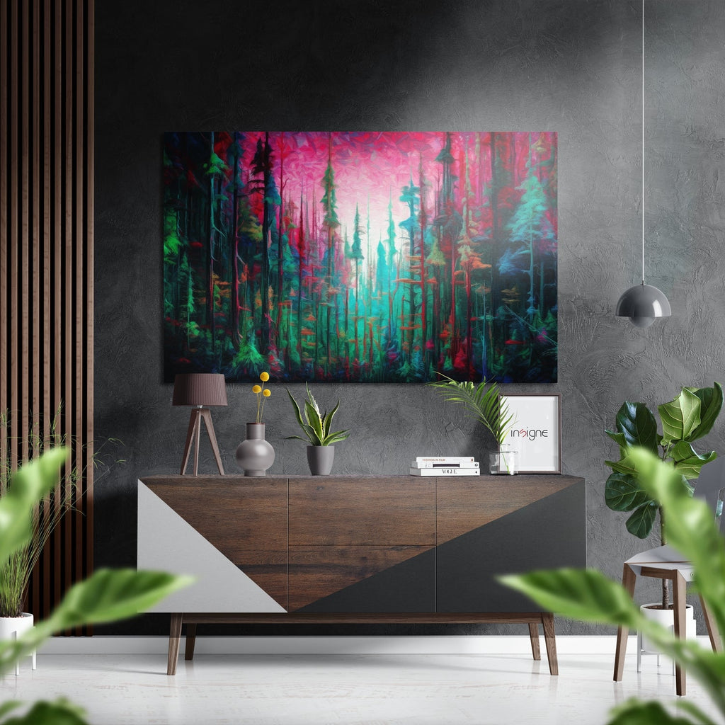 Forest Brushed Aluminum Dibond Wall Art