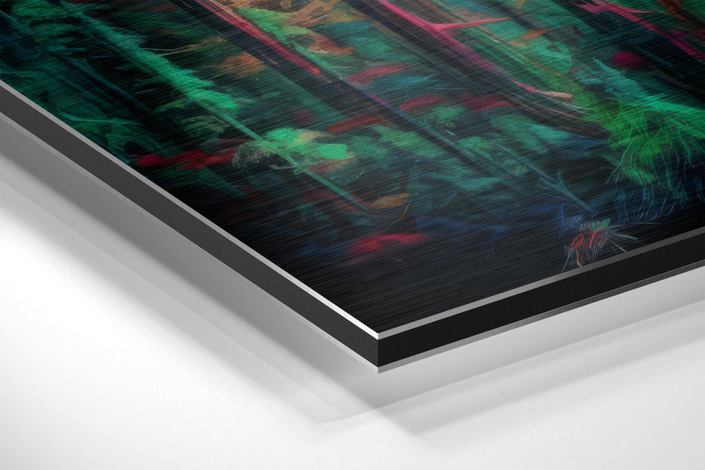 Forest Brushed Aluminum Dibond Wall Art