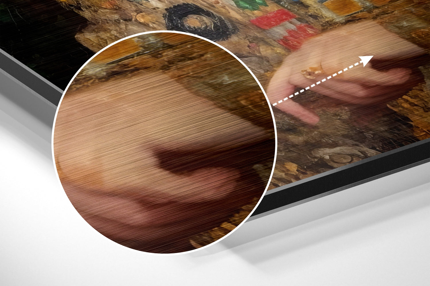 Klimt Brushed Aluminum Dibond Wall Art