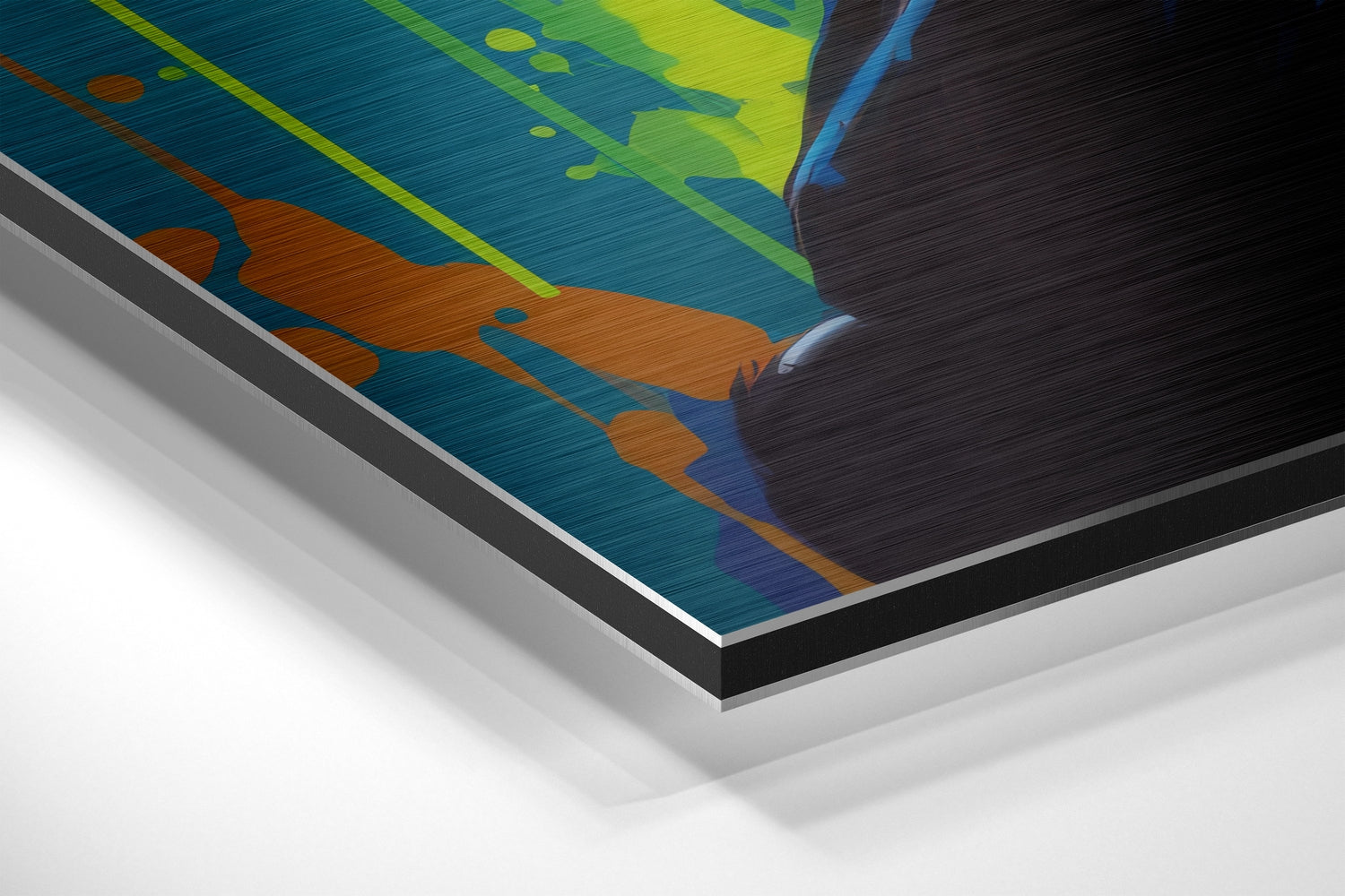 SheSpace Brushed Aluminum Dibond Wall Art
