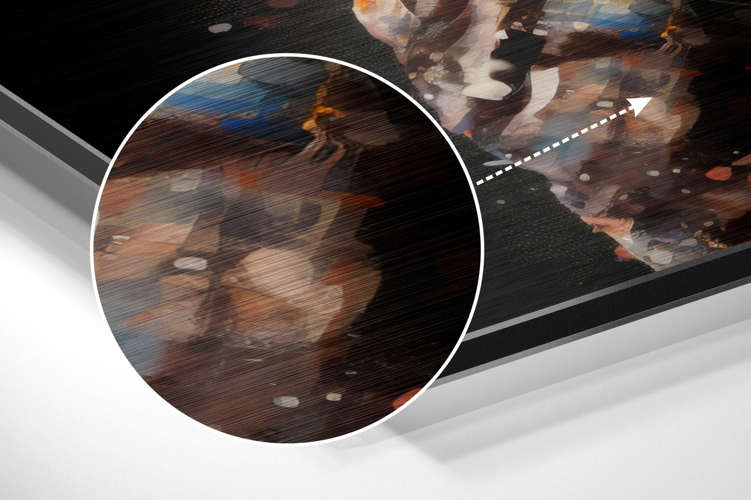 Rocky Brushed Aluminum Dibond Wall Art