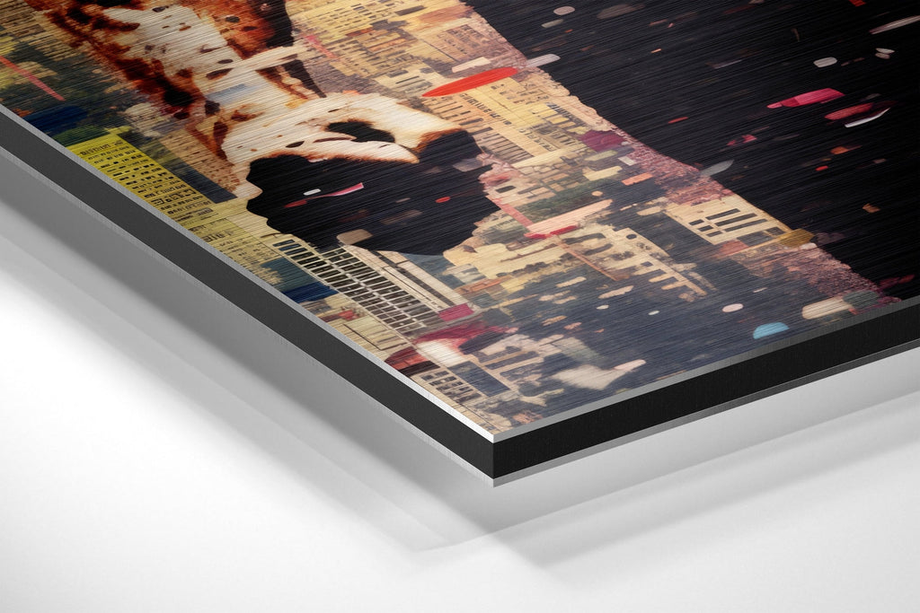 Jet Lee Brushed Aluminum Dibond Wall Art