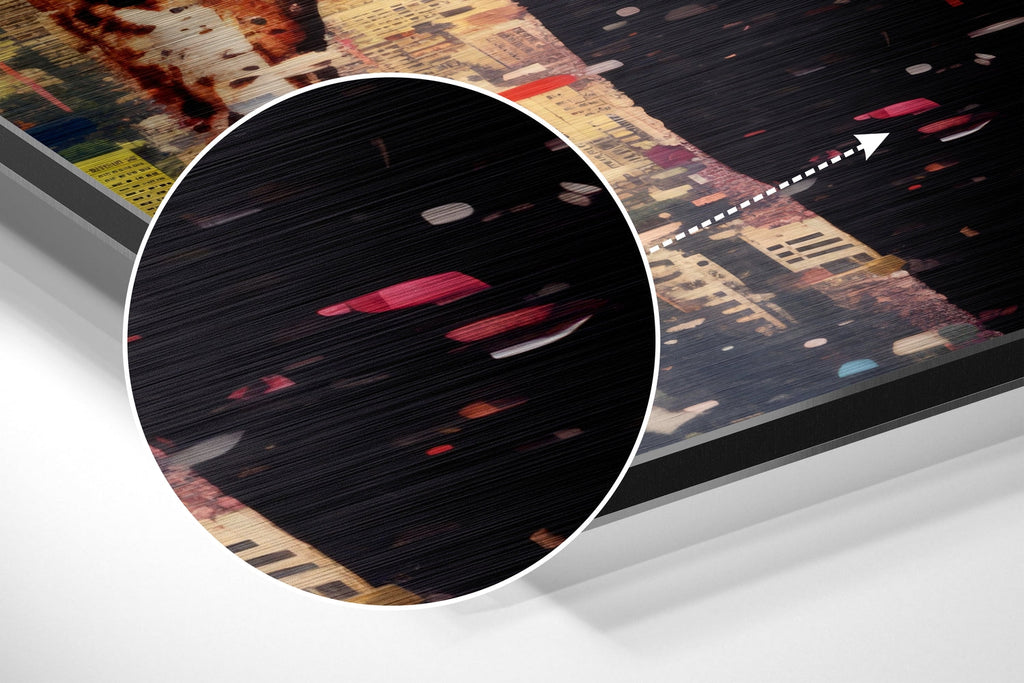 Jet Lee Brushed Aluminum Dibond Wall Art