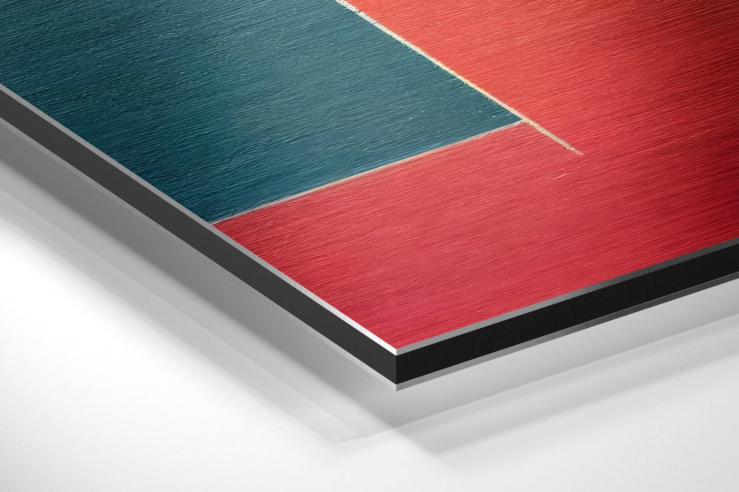 Rectangulars Brushed Aluminum Dibond Wall Art