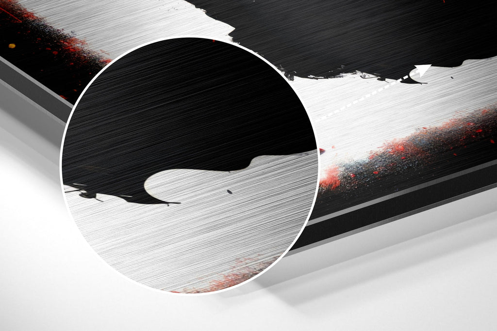 Bull Brushed Aluminum Dibond Wall Art