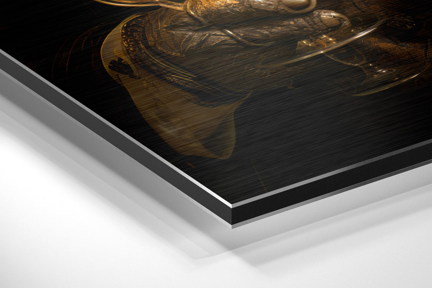 Tiger as a Gentleman Brushed Aluminum Dibond Wall Art