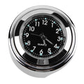 Aluminum Waterproof 22/25mm Motorcycle Handlebar Mount Dial Clock Motorcycle Handlebar Mount Clock Waterproof Handlebar Dial Clock Watch Quartz Clock Watch for Harley Motorcycle Accessories
