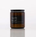 Swipe Right Scented Candle 8oz Soy Candle Spicy Leather Vetiver Myrrh