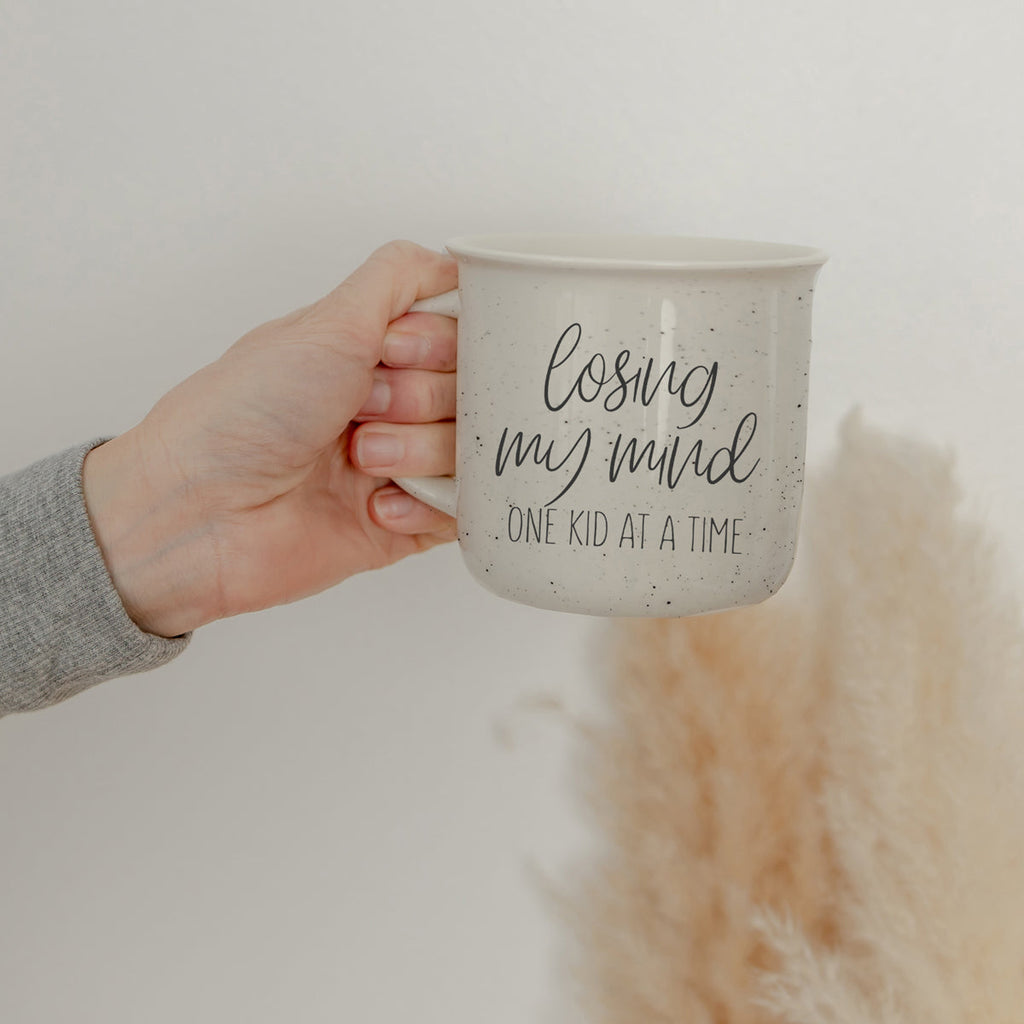 Funny Parent Coffee Mug 14.5oz Losing My Mind One Kid At A Time Ceramic