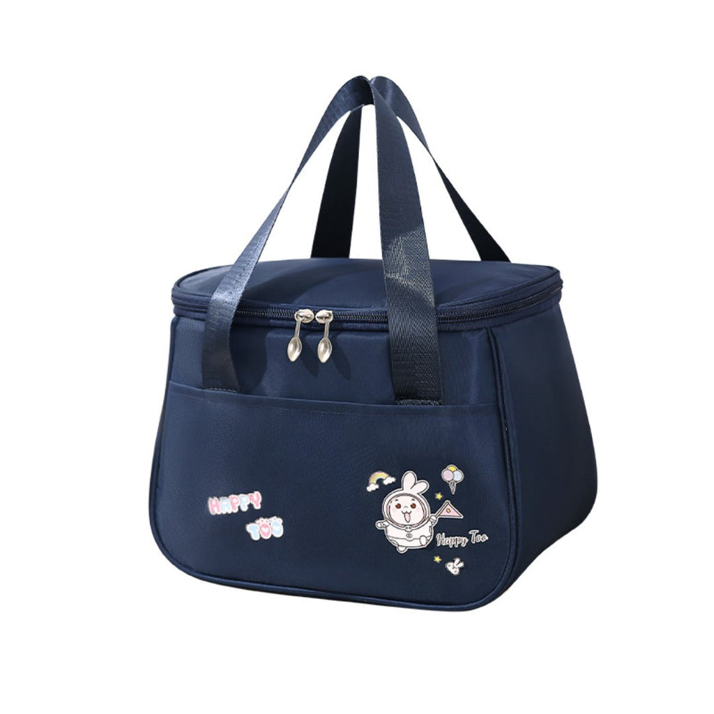 Cute lunch bag, lunch box bag waterproof, student lunch bag, cartoon picnic camping thermal insulation bag