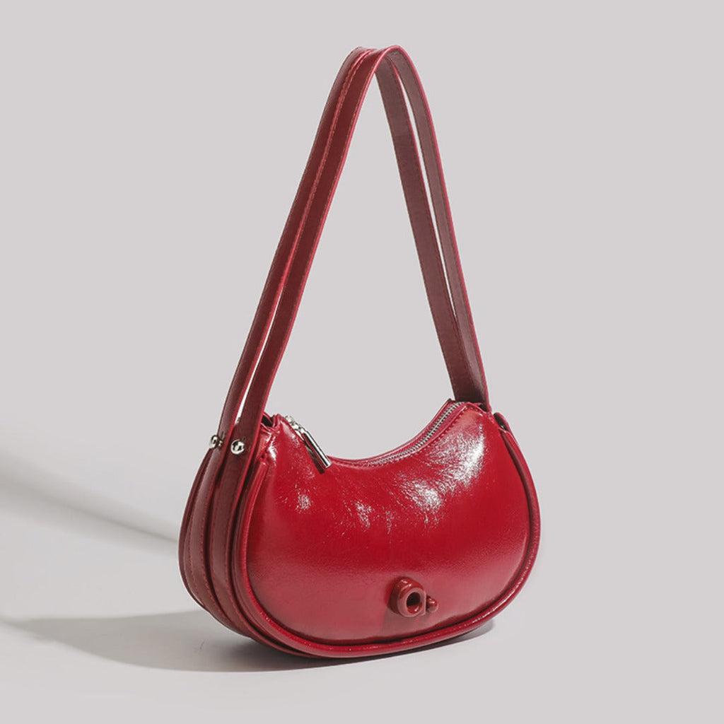 Small shoulder bag bag women's summer, French shoulder handbag elegant hobo