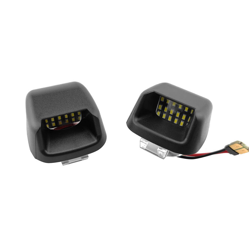 License LED Number Plate Lights Suitable For Nissan Navara D40 2005-2016 Rear Bumper