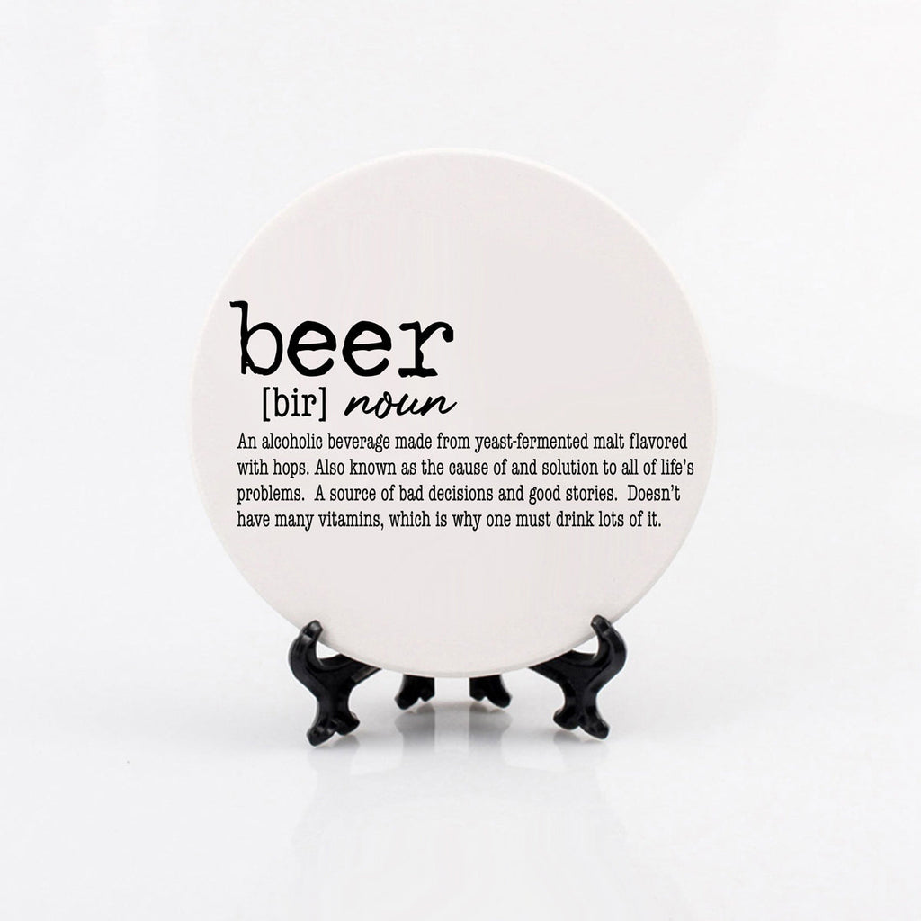 Funny Drink Definition Coasters Set Dictionary Quote Coasters For Bar And Countertop Decor