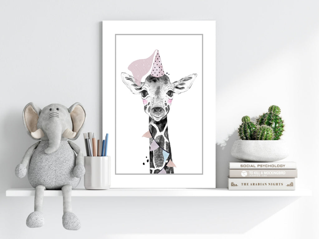 Giraffe Aluminum Print