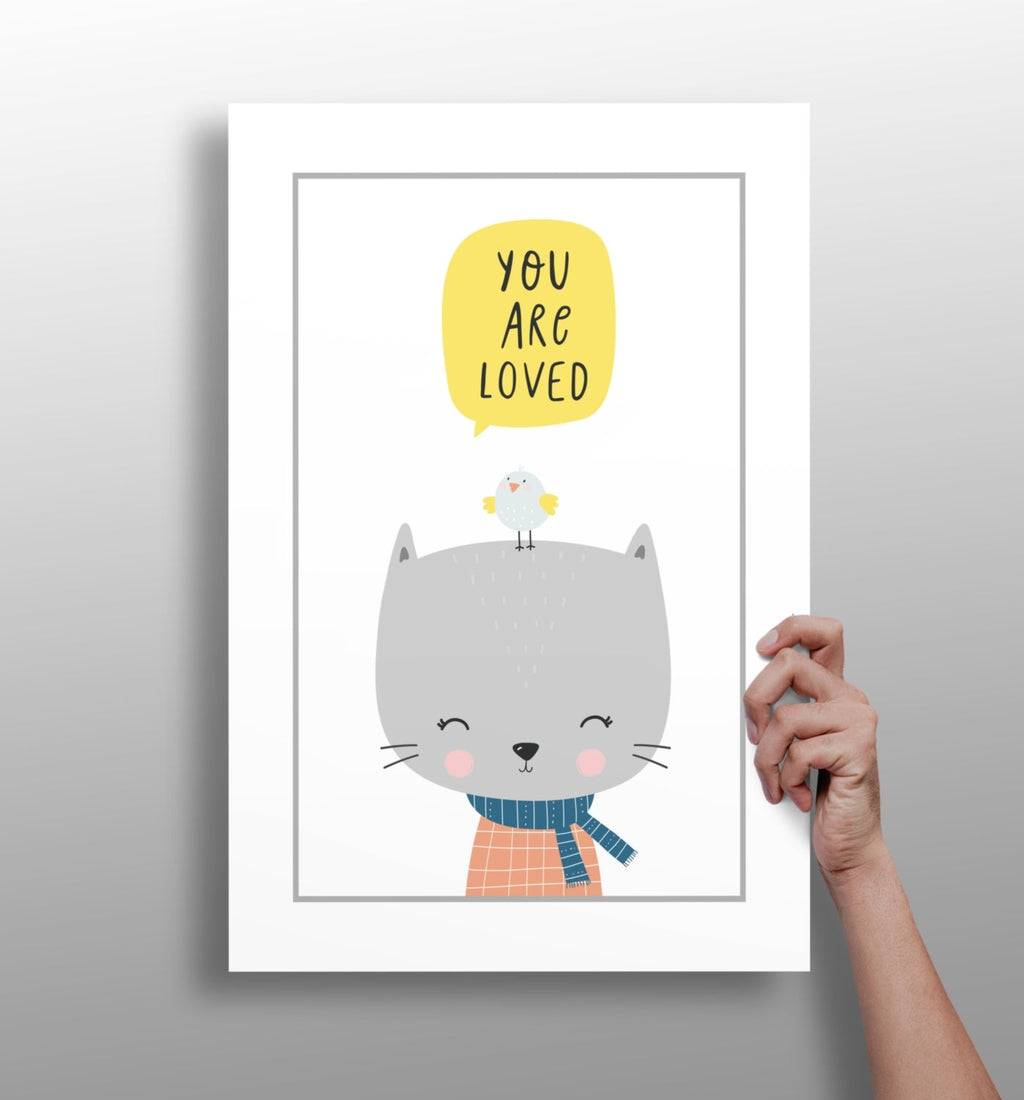 You Are Loved Aluminum Print